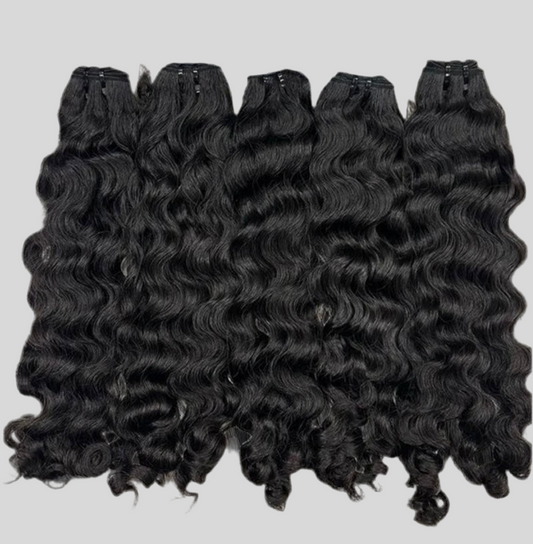 Single Raw Burmese curly